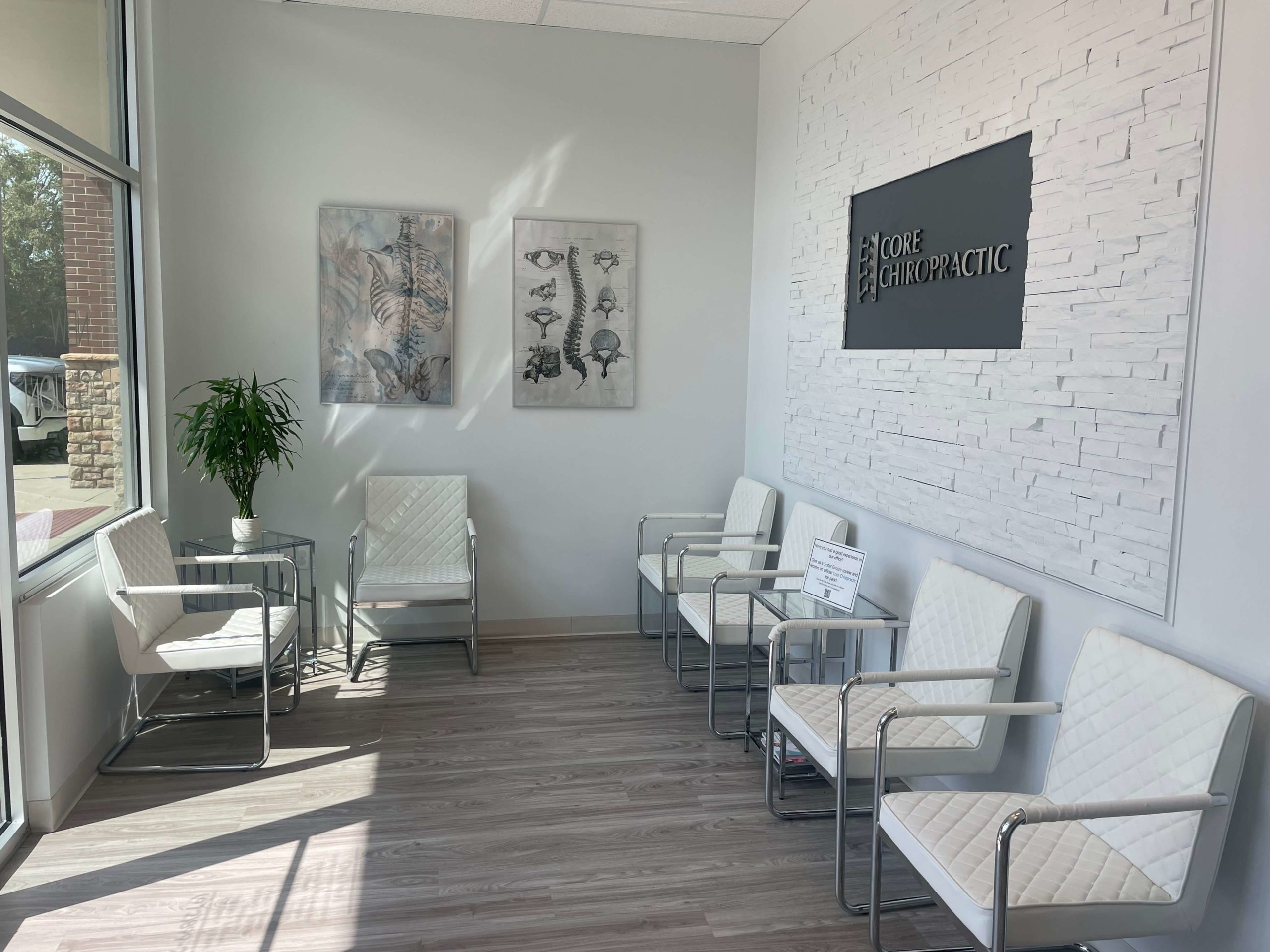 Front Lobby, welcome to Core Chiropractic